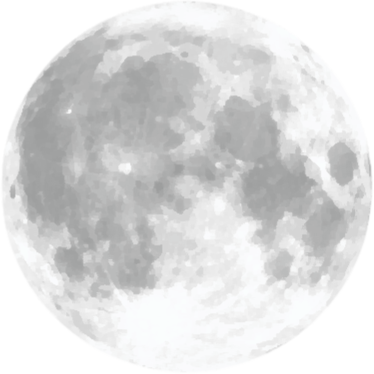 Full Moon Illustration 